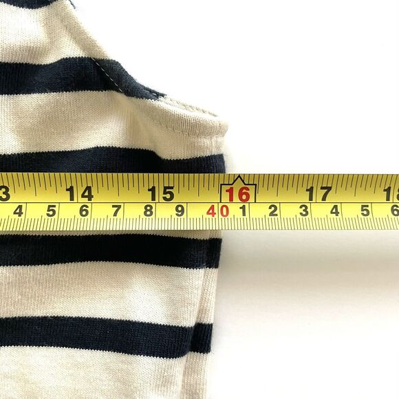 T By Alexander Wang Women’s B&W Striped Cotton Mini Dress Fit & Flare - Picture 7 of 11